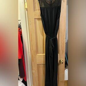 DKNYC Black Mesh top Jumpsuit